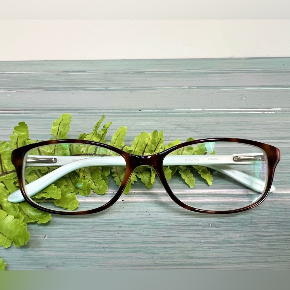 Bulova Havana Mint Designer Eyeglasses